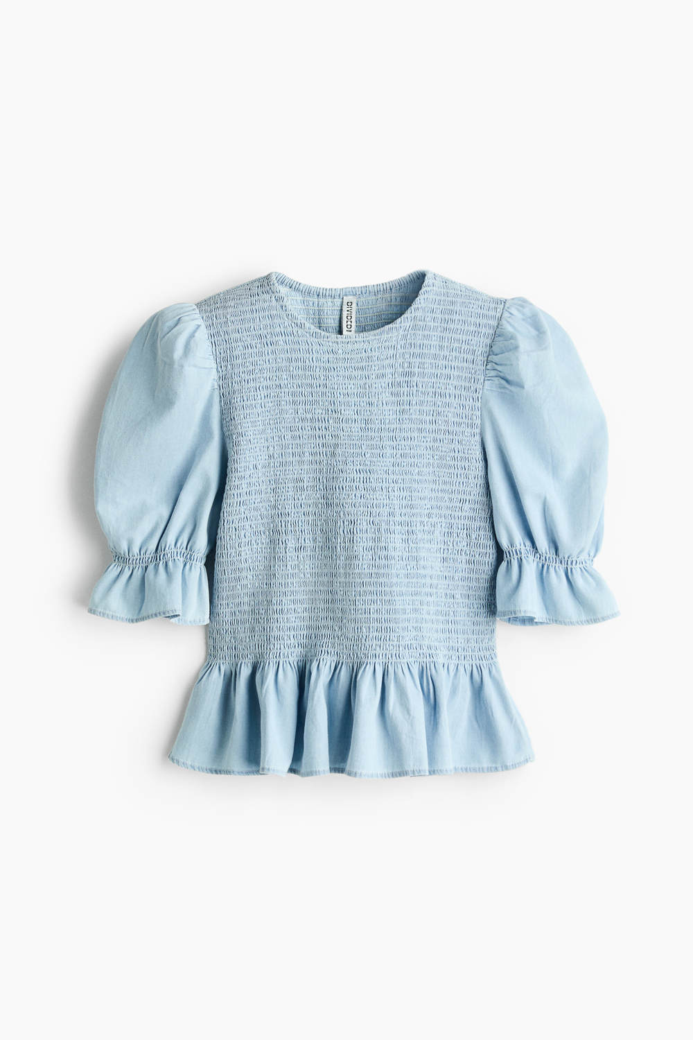 Джинсовая блузка со сборками - H&M