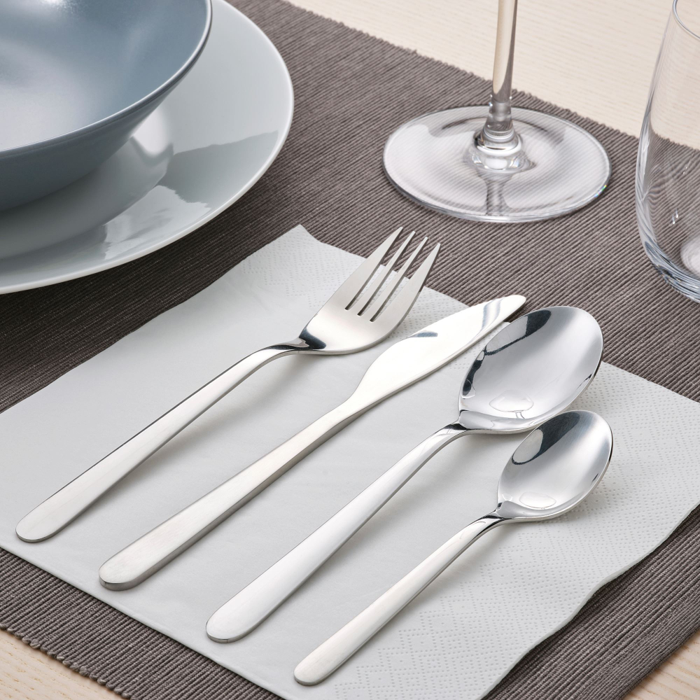 Набор столовых ложек IKEA FORNUFT (ФЁРНУФТ), Нержавеющая сталь, 4 шт