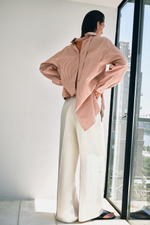 РУБАШКА С ПУГОВИЦАМИ НА СПИНЕ — ZW COLLECTION — ZARA