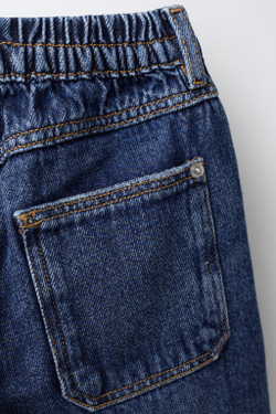 ZARA ДЖИНСЫ BAGGY, ИНДИГО