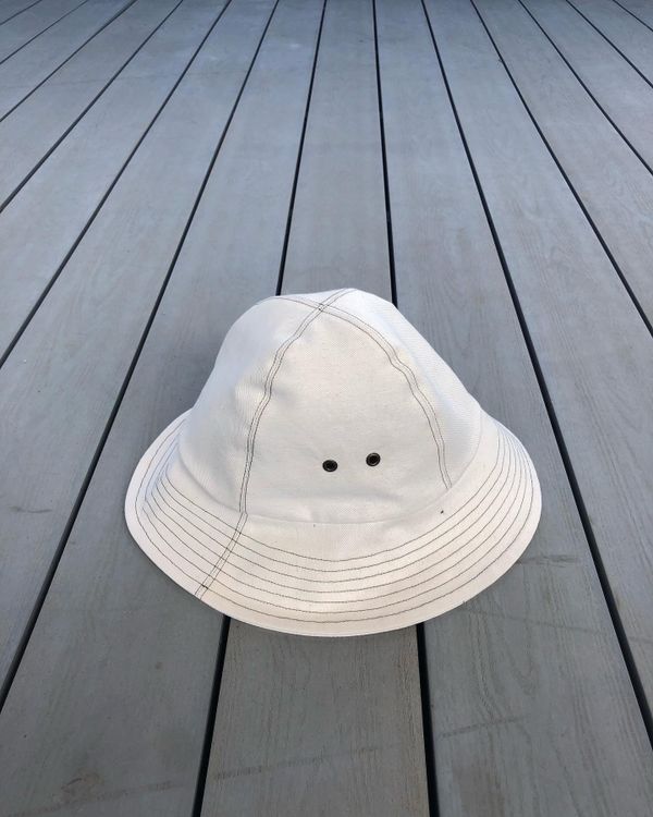 Панама Safari Hat Ручной работы Белая
