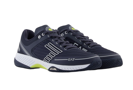 Мужские кроссовки теннисные EA7 Unisex Woven Sneaker Clay - sky captain/white