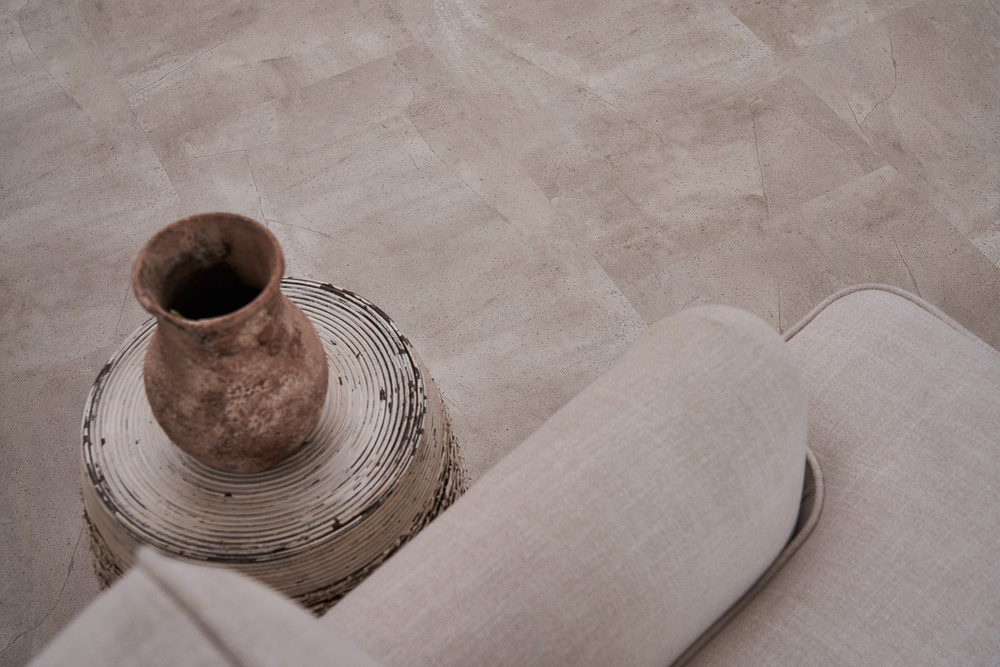 Виниловый ламинат Vinilam Ceramo 61603 Бетонная смесь
