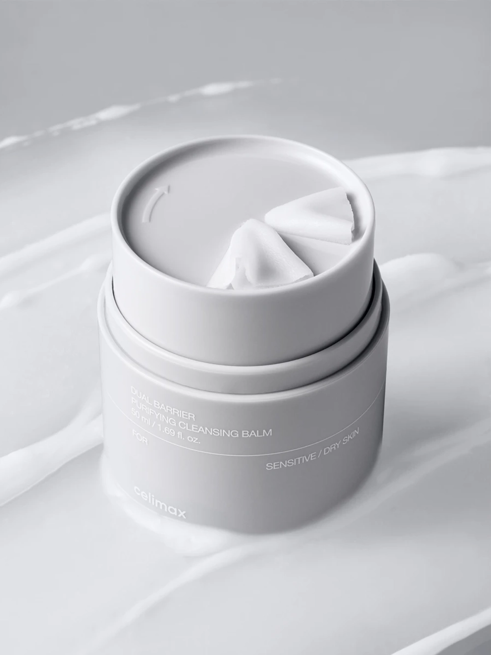 Celimax Гидрофильный бальзам для чувствительной кожи + сменный блок Dual Barrier Purifying Cleansing Balm 50 мл х 2 шт
