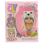 Куколка OLY в шапочке-ушанке в поильнике. Девочка 8см, арт.3380-3 (Bondibon)