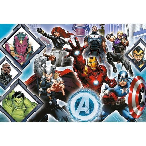 Puzzles - "104 XL" - Your favorite Avengers / Disney Marvel The Avengers_FSC Mix 70%