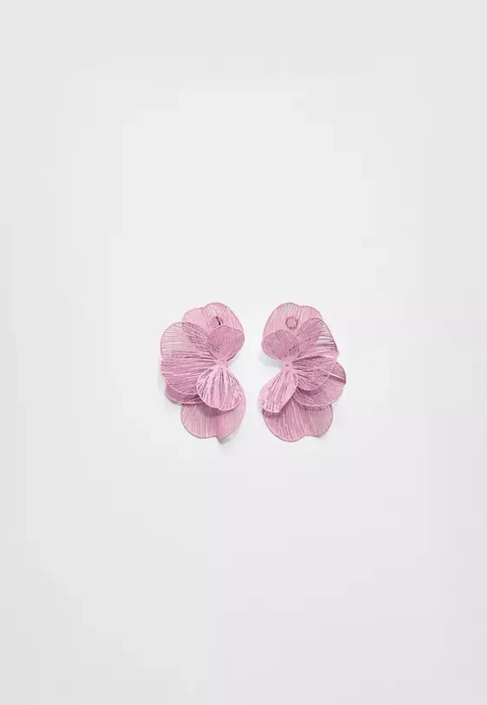 STRADIVARIUS Серьги-веера в виде цветов, розовый