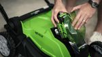 Аккумуляторная газонокосилка Greenworks G40LM41K4, 40v, 41 см, АКБ 4 А·ч и ЗУ