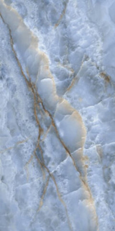 Керамогранит BOOKMATCH ONICE BLUE A POLISHED