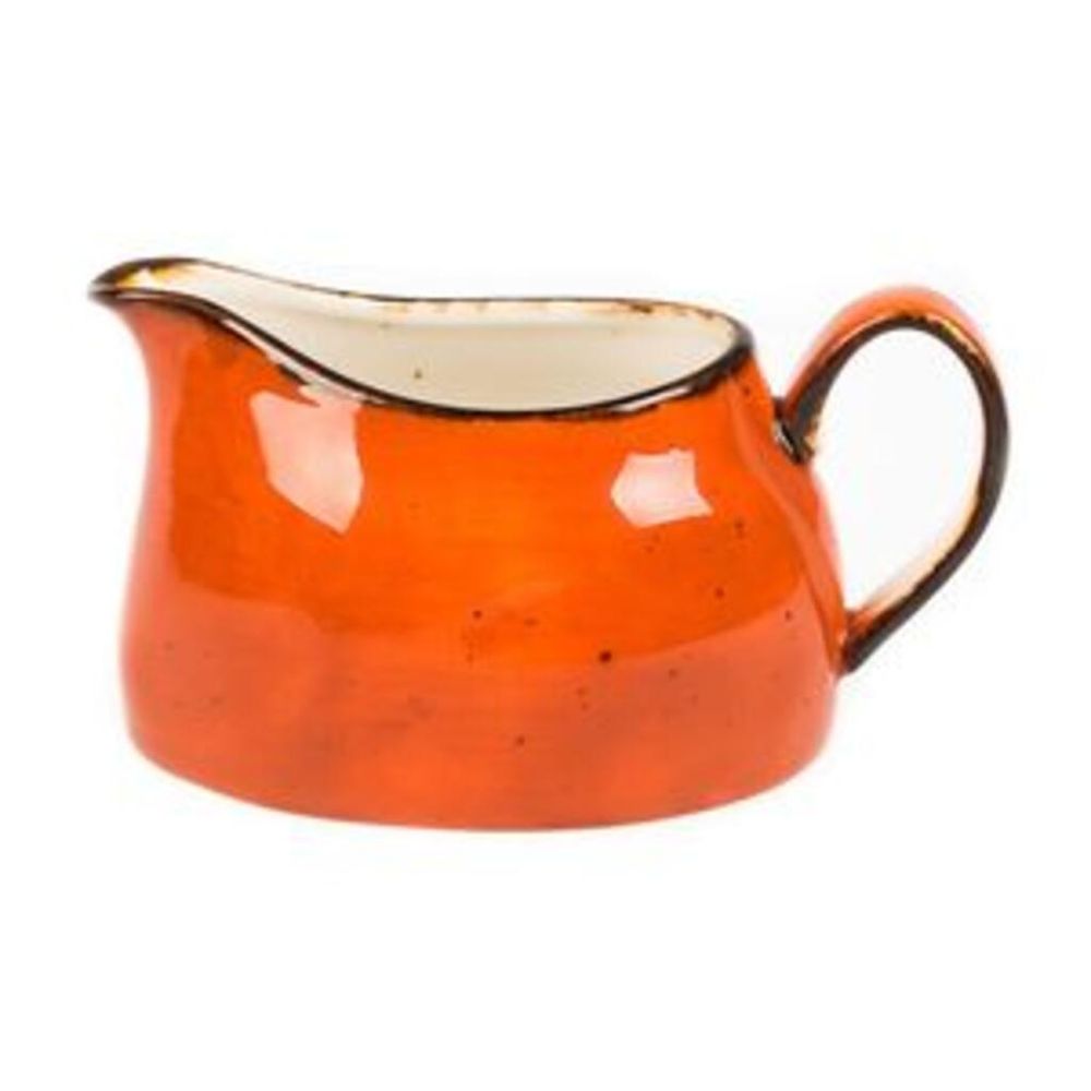 Соусник 200 мл 12*5,8 см с ручкой фарфор Orange Sky Fusion P.L. Proff Cuisine [1]