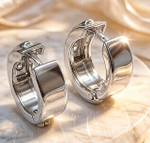 Ювелирные серьги из серебра 925 пробы