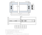 Направляющая шариковая Айкью Слайд/AQ SLIDE H35 25кг 300