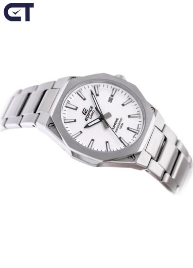 Casio EFR-S108D-7AVUEF Edifice часы наручные мужские — тонкая стальная модель с сапфировым стеклом
