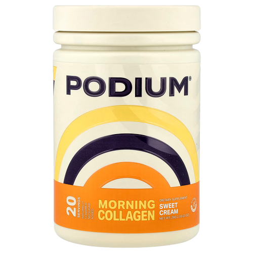 Podium Nutrition, утренний коллаген, сладкий крем, 290 г (10,23 унции)