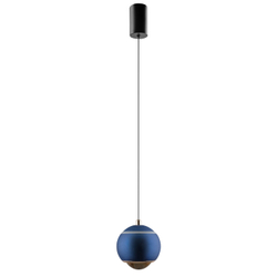 Светильник подвесной Crystal Lux CARO SP LED BLUE
