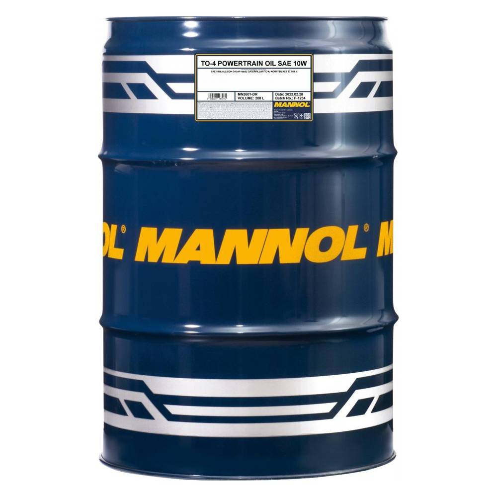 Трансмиссионное масло TO-4 Powertrain Oil SAE 10W (208л.)