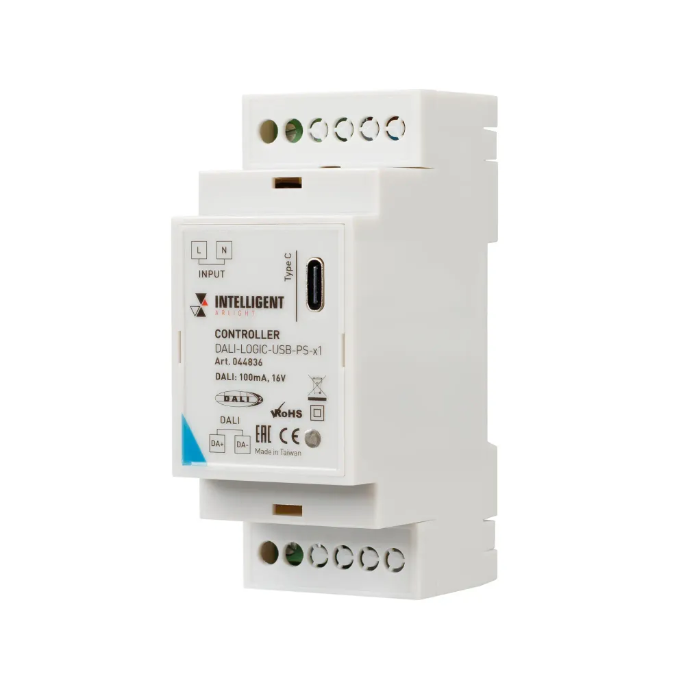 INTELLIGENT ARLIGHT Контроллер DALI-LOGIC-USB-PS-x1 (BUS/230V) (IARL, IP20 Пластик, 2 года) INTELLIGENT ARLIGHT Контроллер DALI-LOGIC-USB-PS-x1 (BUS/230V) (IARL, IP20 Пластик, 2 года)