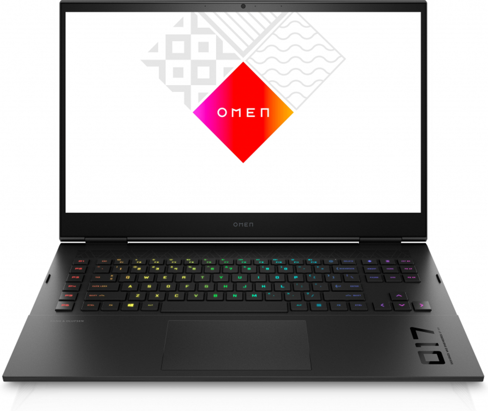 Ноутбук HP Omen 17-ck0045ur 17.3"(2560x1440 IPS 165Hz)/Intel Core i7 11800H(2.3Ghz)/16384Mb/1024PCISSDGb/noDVD/Ext:GeForce RTX 3080(16384Mb)/Cam/BT/WiFi/83WHr/war 1y/Shadow Black/Win 4E1C7EA