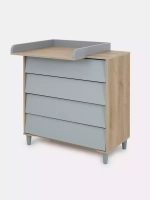 Комод RANT "BERGEN" 84см 4 ящ. (арт.105) Soft Grey