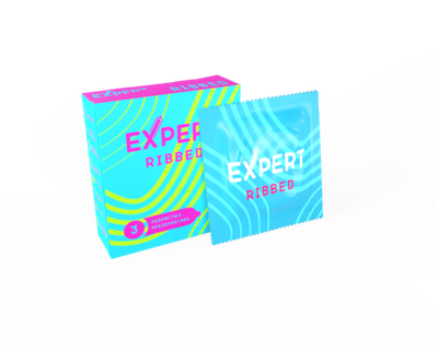 Презервативы Expert Ribbed 3 шт 9250ex