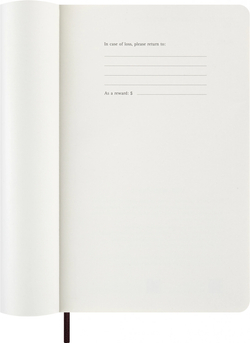 Еженедельник Moleskine PRECIOUS & ETHICAL MAMBA Large 130х210мм обложка экокожа 144 стр бургунди (DSPRETF3712WN3)