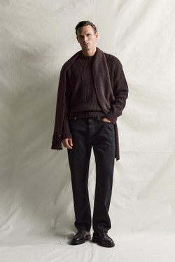 ZARA ДЖИНСЫ STRAIGHT FIT, ЧЕРНЫЙ