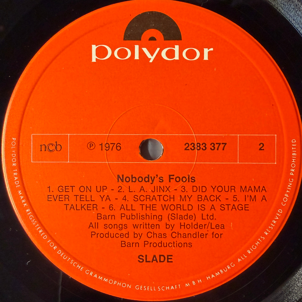 Виниловая пластинка Slade - Nobody's Fools LP