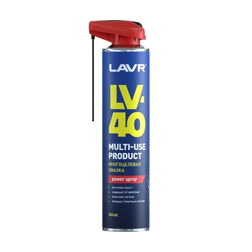 Смазка многоцелевая LAVR LV-40, 520 мл LN1453