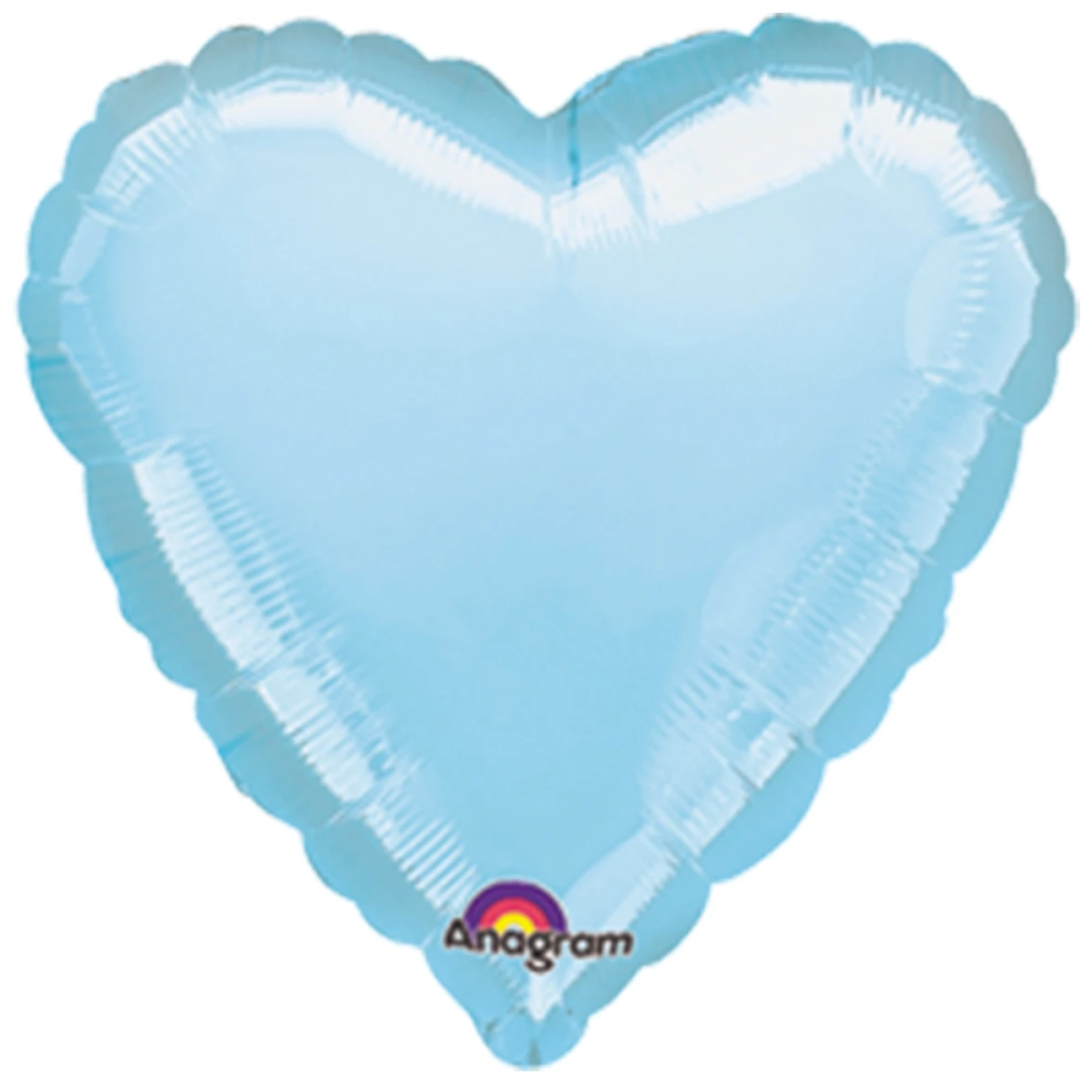 СЕРДЦЕ 18" Пастель Blue