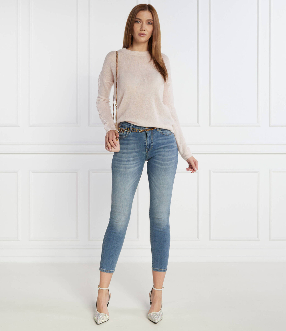 Хлопковый свитер Pinko - кремовый(102487 A1BI)