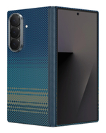 Накладка для Samsung Galaxy Z Fold 7 Keephone Kevlar Mirage MagSnap синий