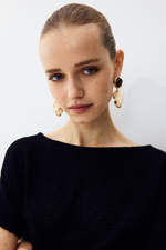 Топ с рукавами «летучая мышь» — вырез-лодочка - H&M