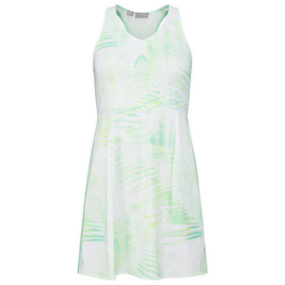Платье для девочки теннисное Head Spirit Dress - поясtel green/print vision