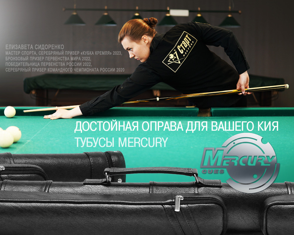 Тубус на 2 кия Меркури-PRO (коричневый)