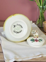 Сахарница из фаянса Лапочка