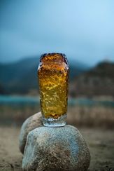 Изуми Ваза Стеклянная 11х11х25см