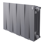 Радиатор биметаллический Royal Thermo PianoForte 300 Серебристый - 8 секц.