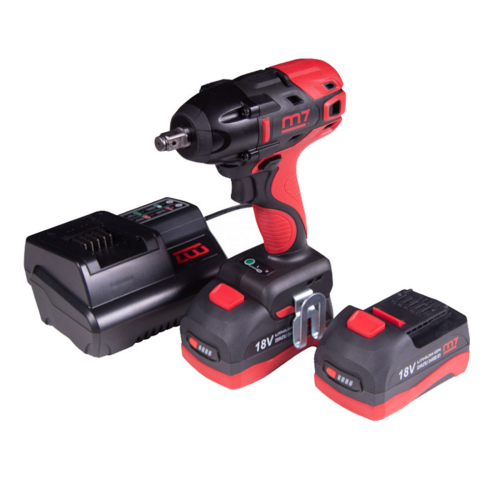 MIGHTY SEVEN (DW-401A) Гайковерт аккумуляторный ударный 1/2", 813 Нм, 18 В