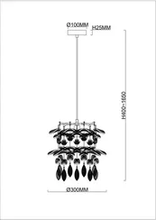 Подвесной светильник Ramo 2180/09/01P Stilfort