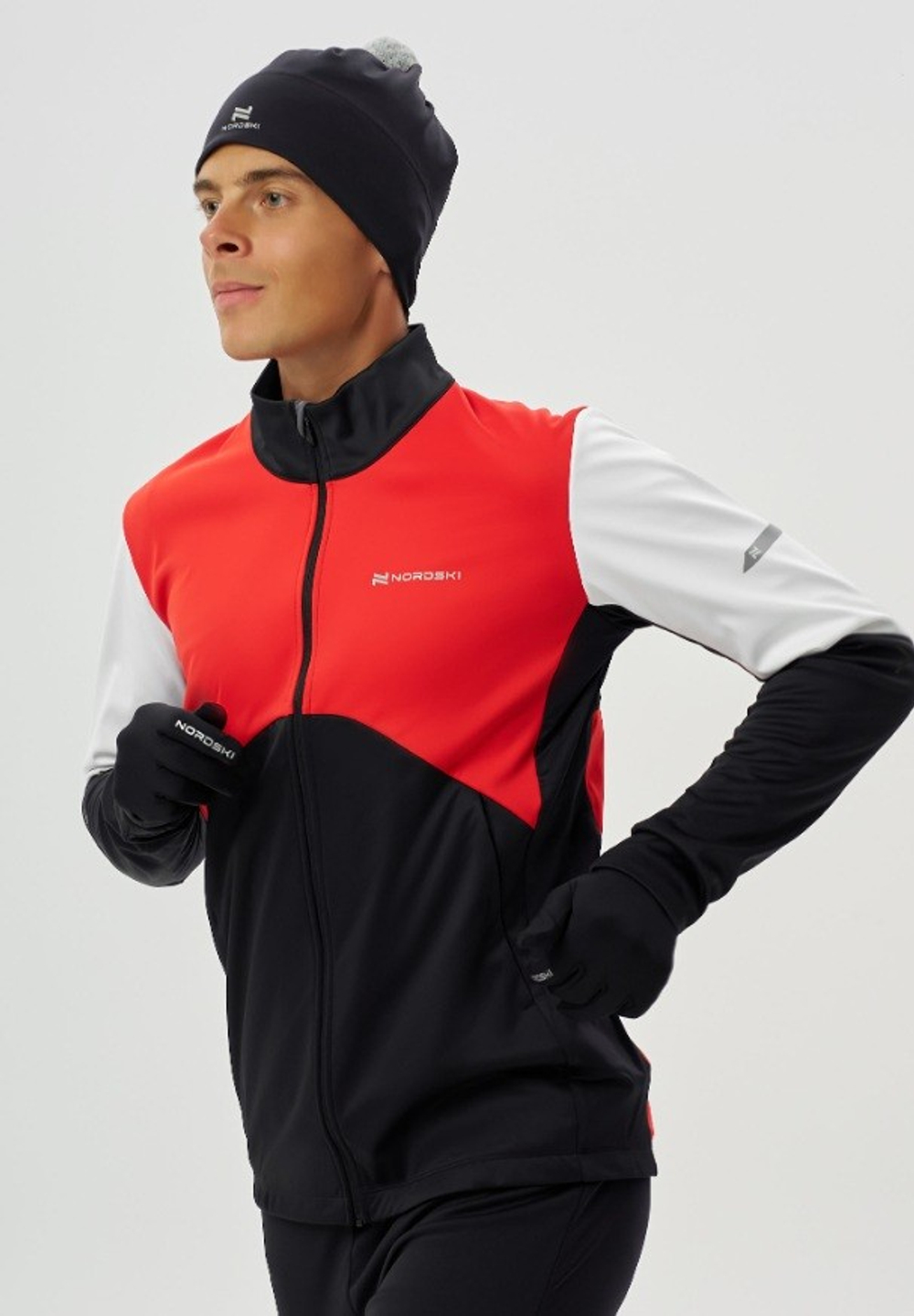 Тренировочная куртка NORDSKI PRO 2.0 Red/Black/White