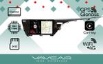 Магнитола для Toyota Camry V70 2018-2020 (без JBL) - Vaycar VA77-1069-10V2 на Android 13, 4G SIM-слот