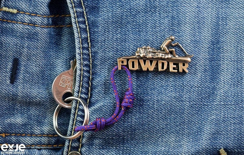 СУВЕНИР БРЕЛОК EXJE "POWDER SKI"