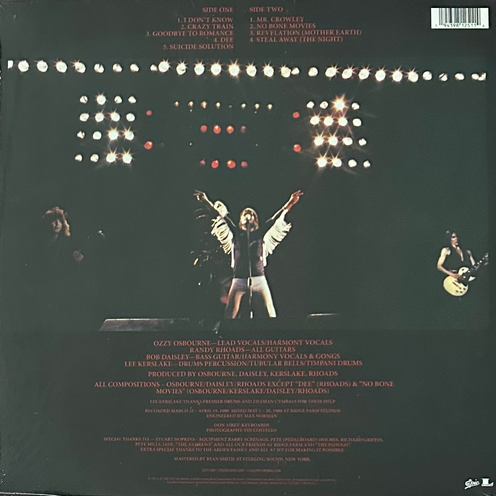 Ozzy Osbourne ‎– Blizzard Of Ozz (Европа 2021г.) Silver