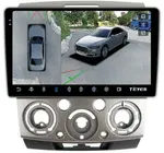 Магнитола для Ford Ranger 2, Mazda BT-50 2007-2011 (рамка серебро) - Teyes CC3-2K-360 на Android 10, Быстрая, 2K QLED, CarPlay, 4G SIM-слот, 4 камеры в комплекте