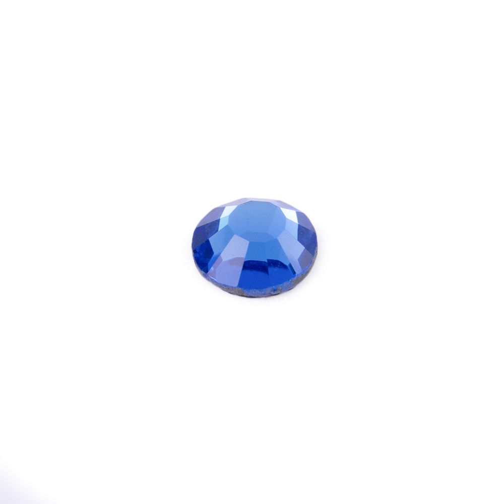 Стразы клеевые стекло 3.9 мм, 5х48 шт, SS16 №05 синий (Sapphire), Zlatka ZRTG-1648