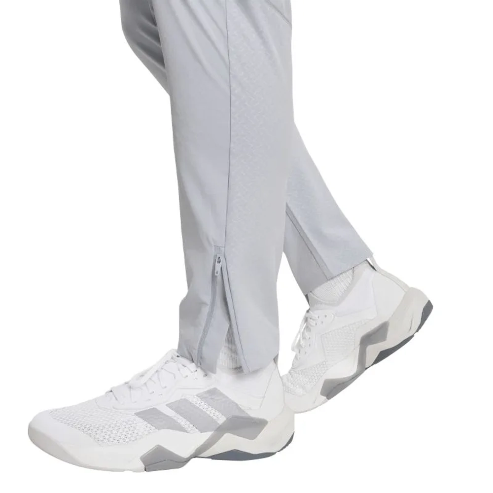 Мужские теннисные штаны Adidas Tech Apparel Training - halo silver