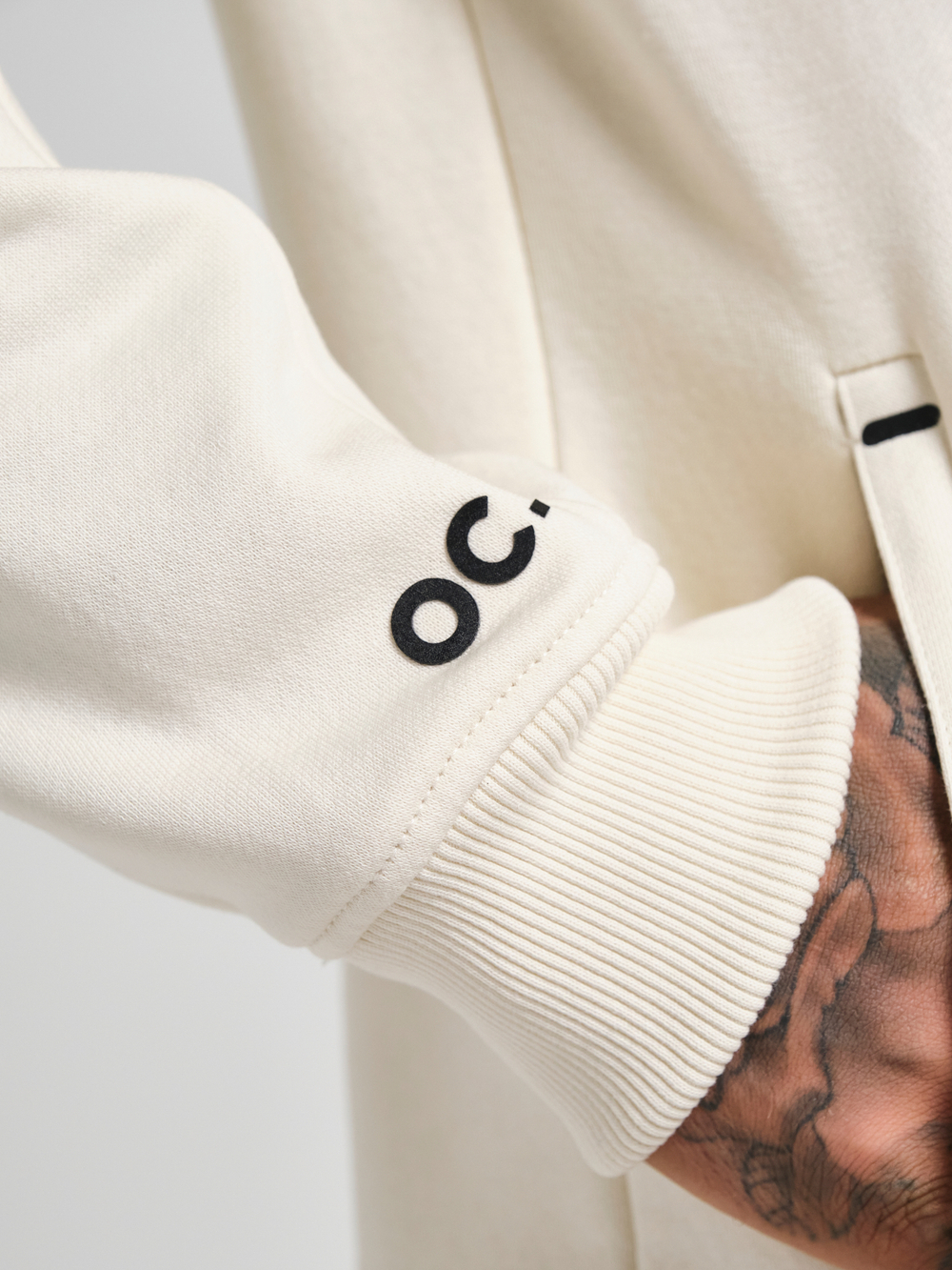 Свитшот с короткой молнией ORIGINAL CREATOR HALF ZIP, Молочный