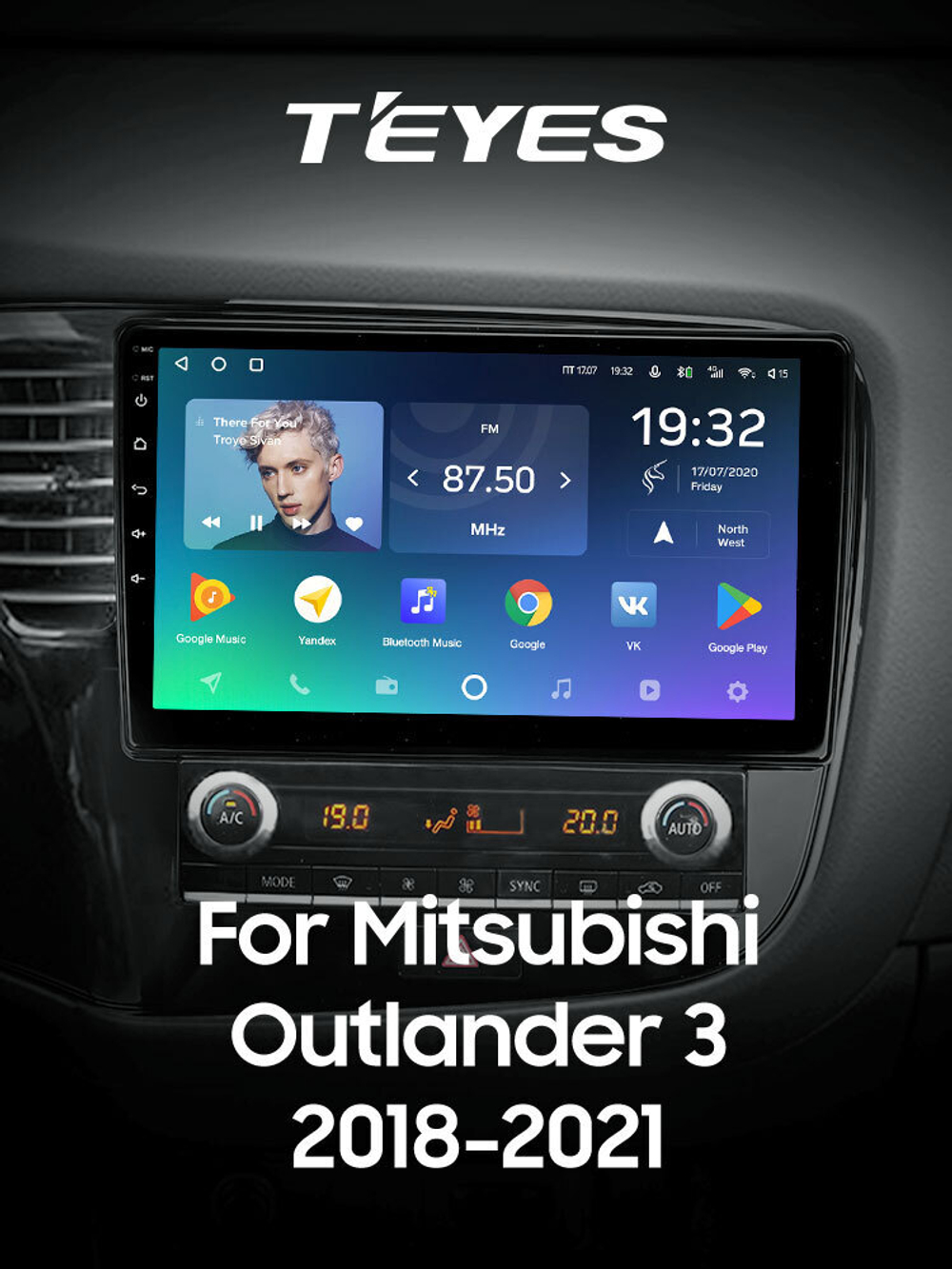 Teyes SPRO Plus 10.2" для Mitsubishi Outlander 2018-2021