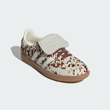ADIDAS Кроссовки Samba с анималистическим принтом, белый/розовый