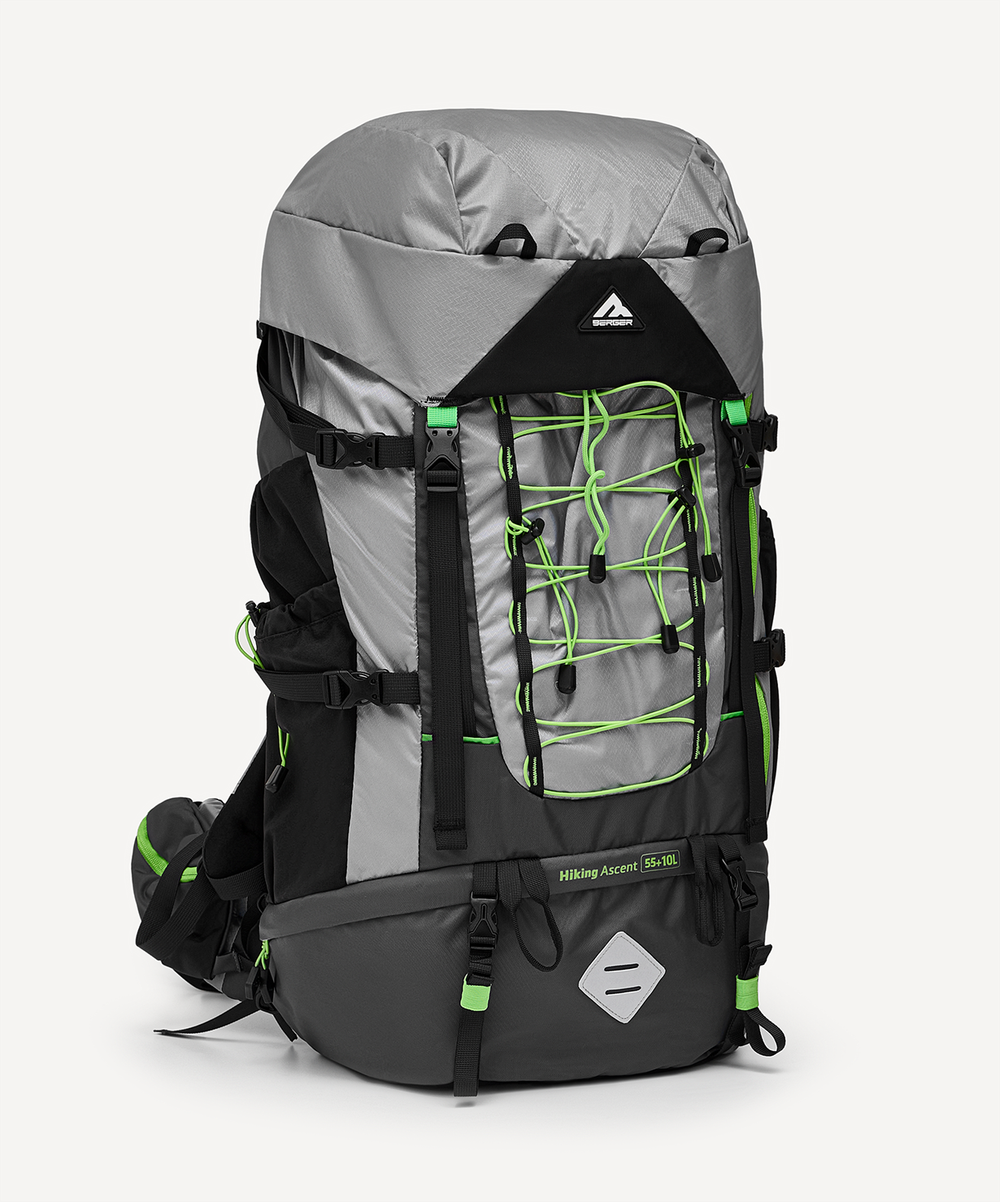 Рюкзак Hiking Ascent, серый, 55+10 л